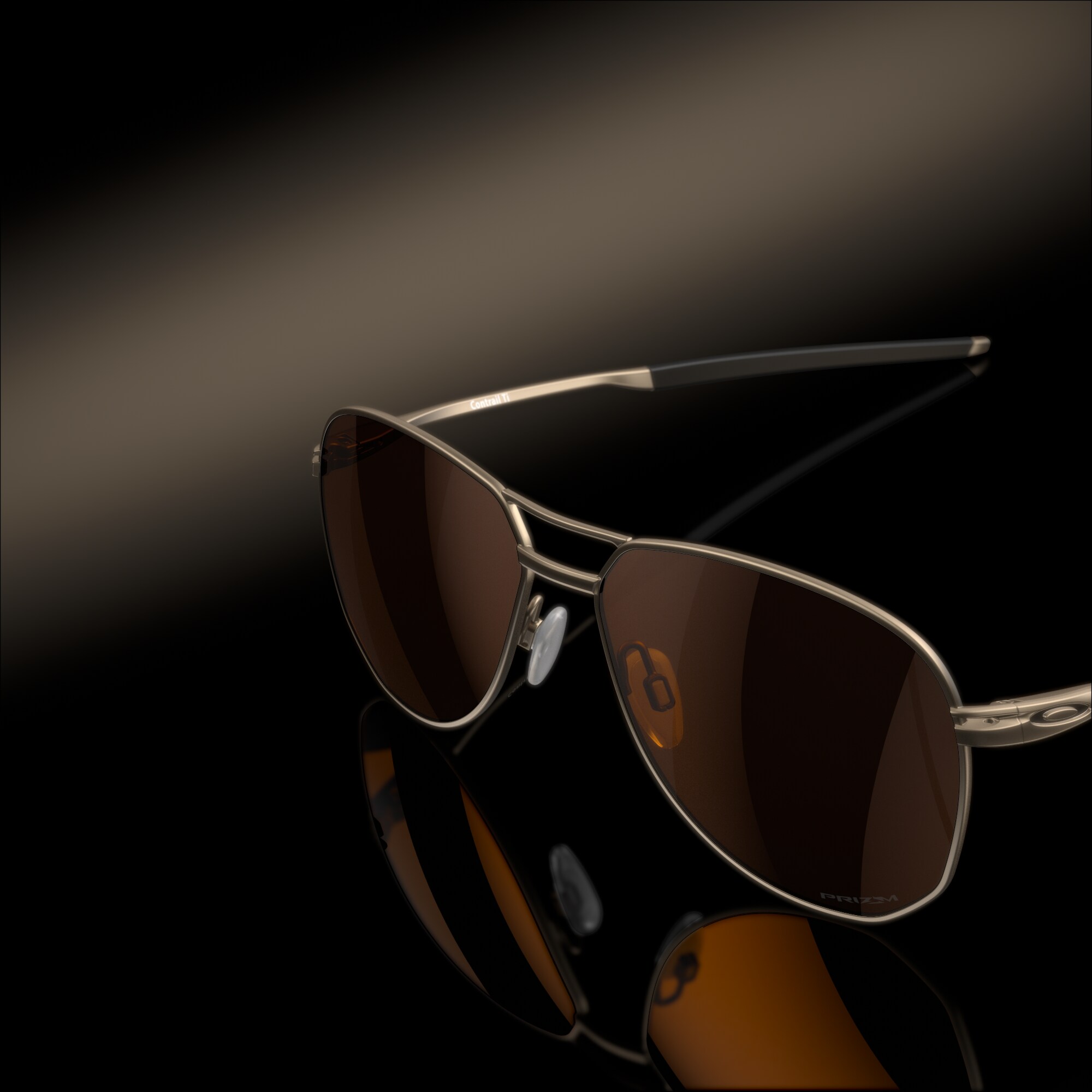 Oakley Contrail TI Sunglasses with Pewter Frame and Prizm Tungsten ...