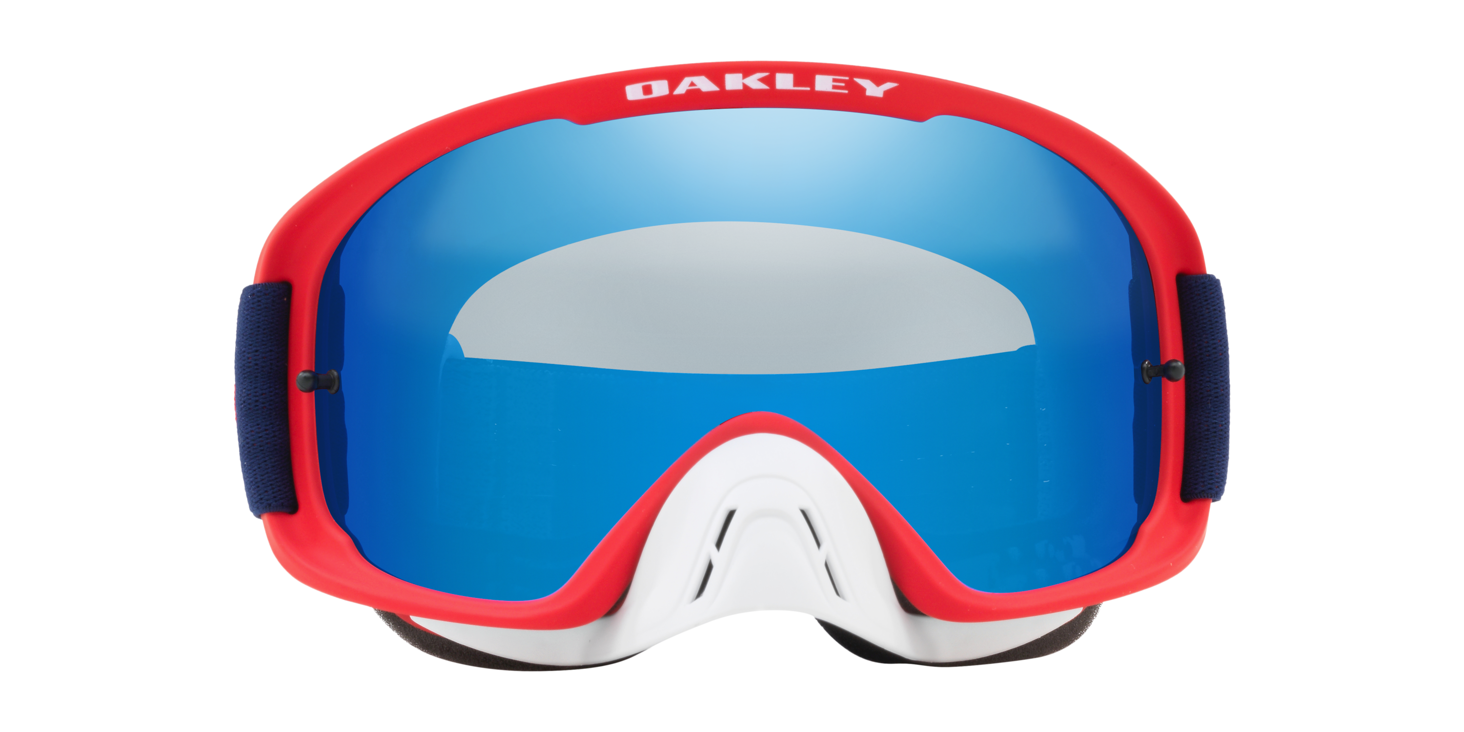 Oakley O-Frame® 2.0 MX Goggles - Red Navy - Black Ice