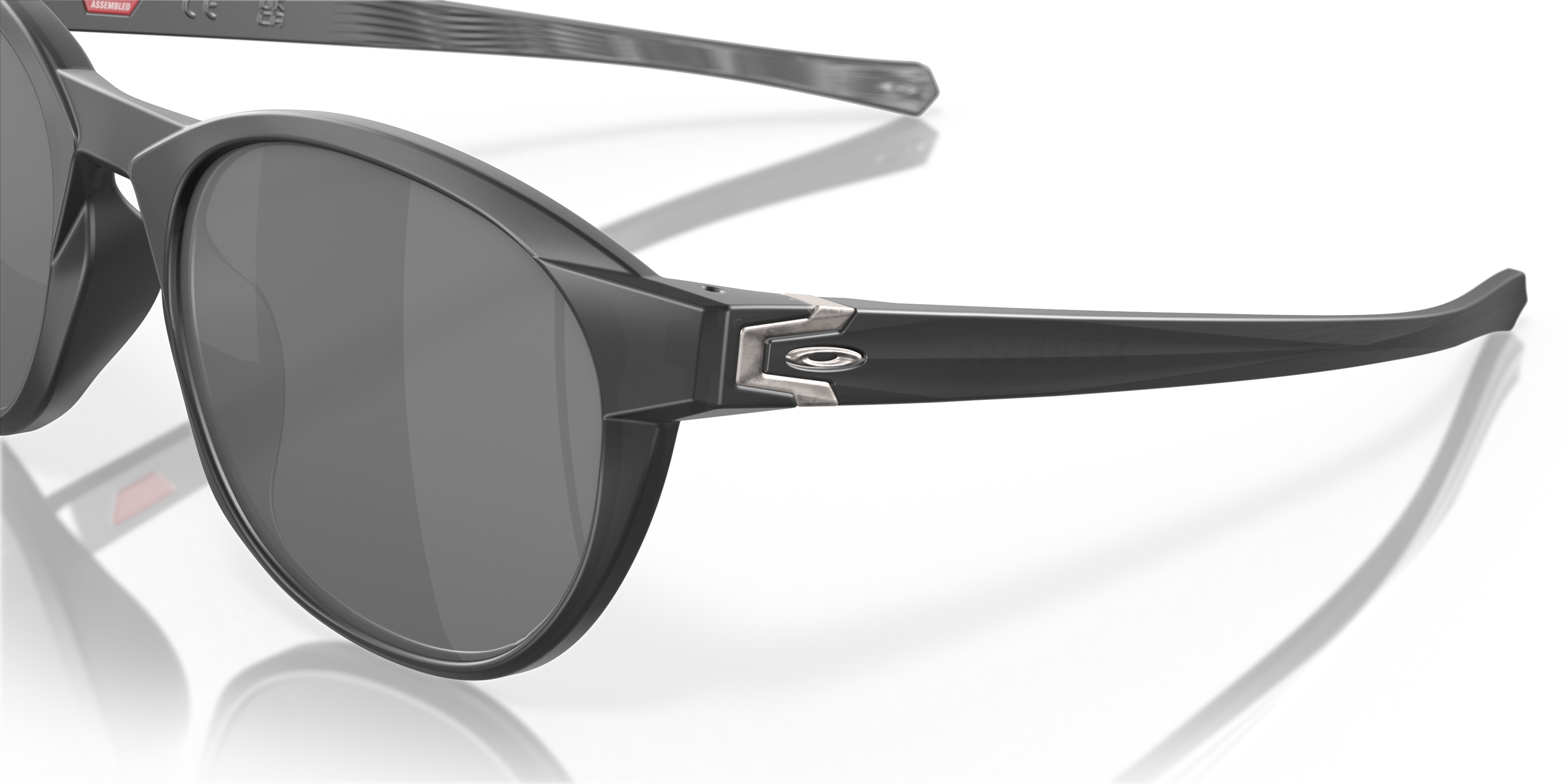 Reedmace (Low Bridge Fit) Prizm Black Lenses, Matte Black