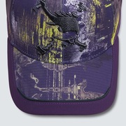 Skull Graphic Cap Fa 22.0 - Berry Print