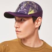 Skull Graphic Cap Fa 22.0 - Berry Print