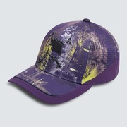 Skull Graphic Cap Fa 22.0 - Berry Print