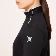 Elevate Pliable Ls Mock Shirt - Blackout