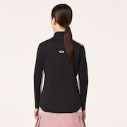 Elevate Pliable Ls Mock Shirt - Blackout