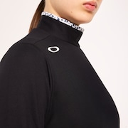 Elevate Pliable Ls Mock Shirt - Blackout