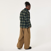 Off-Slope Overshirt - Army Green Check