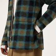 Off-Slope Overshirt - Army Green Check