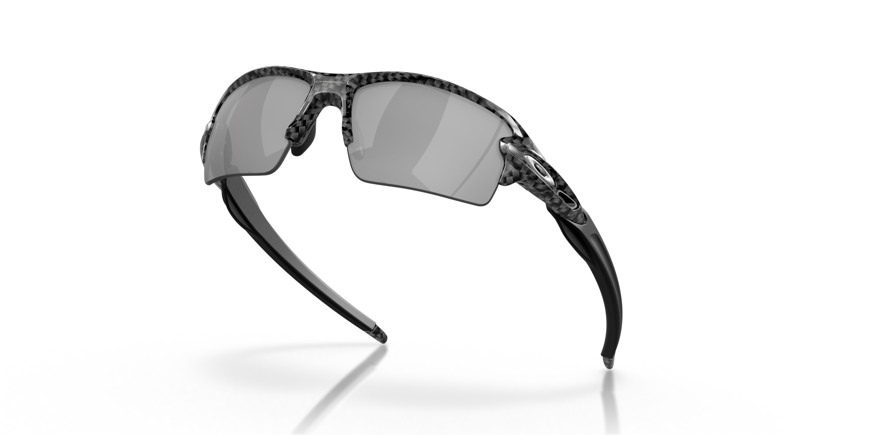 Flak® 2.0 (Low Bridge Fit) Slate Iridium Lenses, Carbon