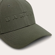 Bark Embossed Hat - Army Green