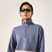 Radiant Peach Fleece Croped 10.0 - Blue Tar