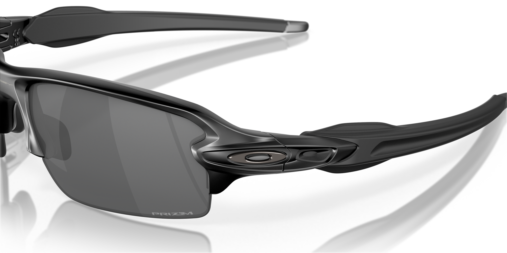 Flak® 2.0 (Low Bridge Fit) Prizm Black Lenses, Matte Black Frame