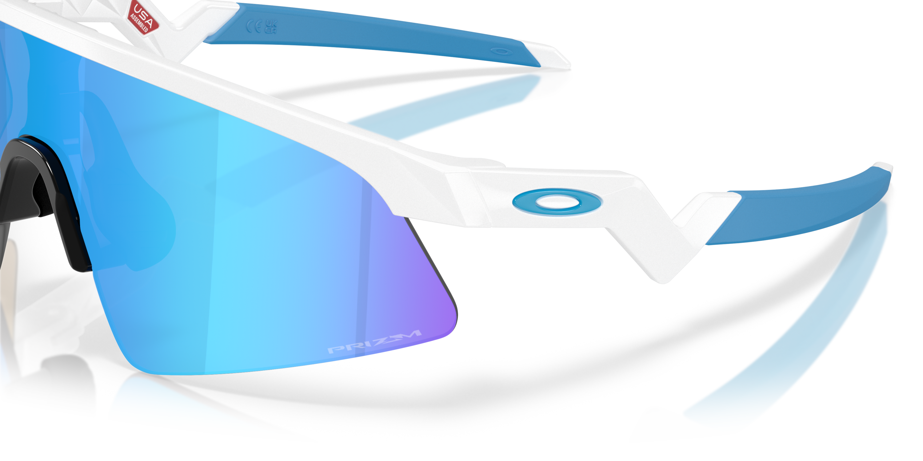 Resistor Sweep (Youth Fit) Lenses, Polished White Frame Sunglasses