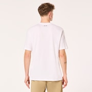Negative Topo Tee - White