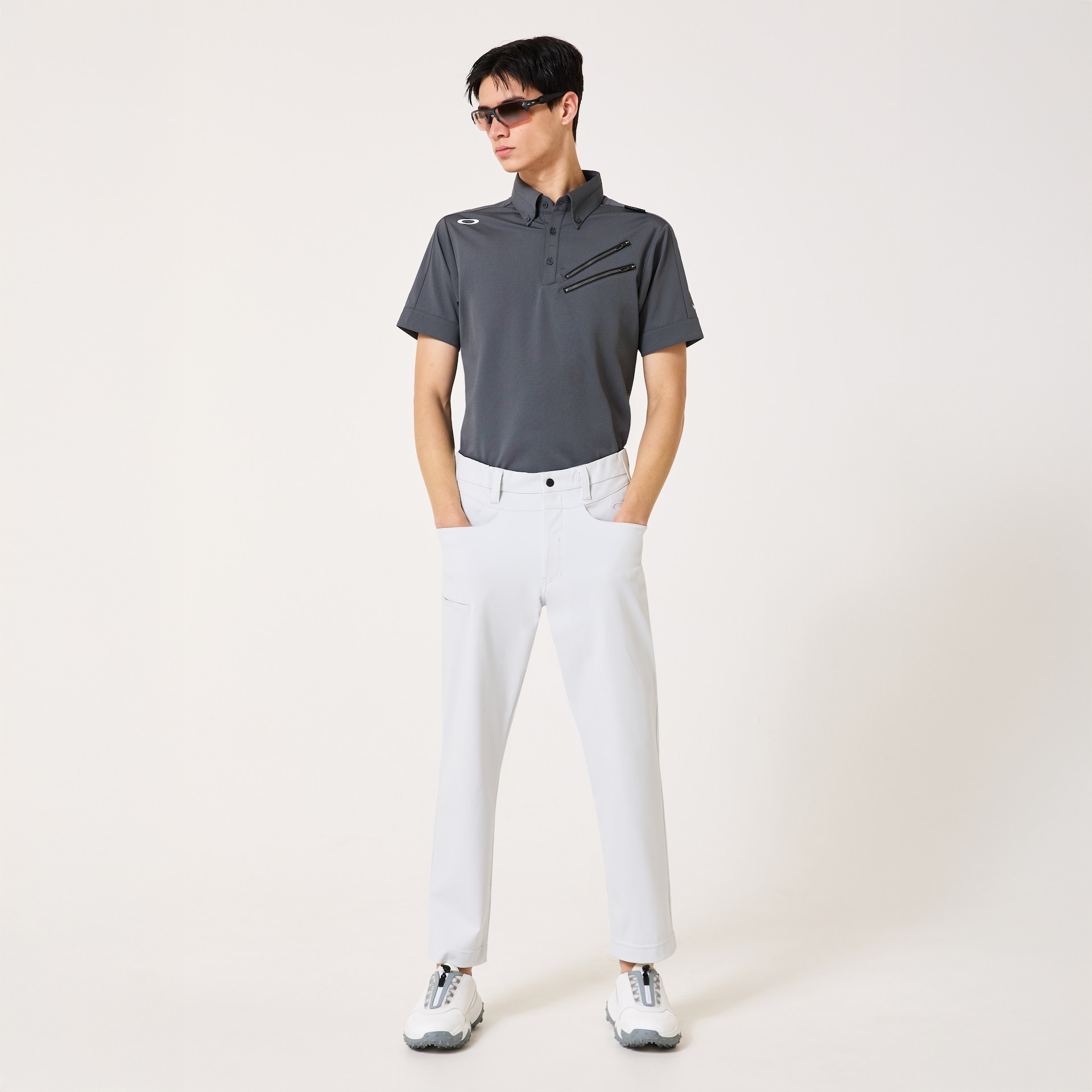 Oakley Skull Cool Stretch Claw Shirt In Gray