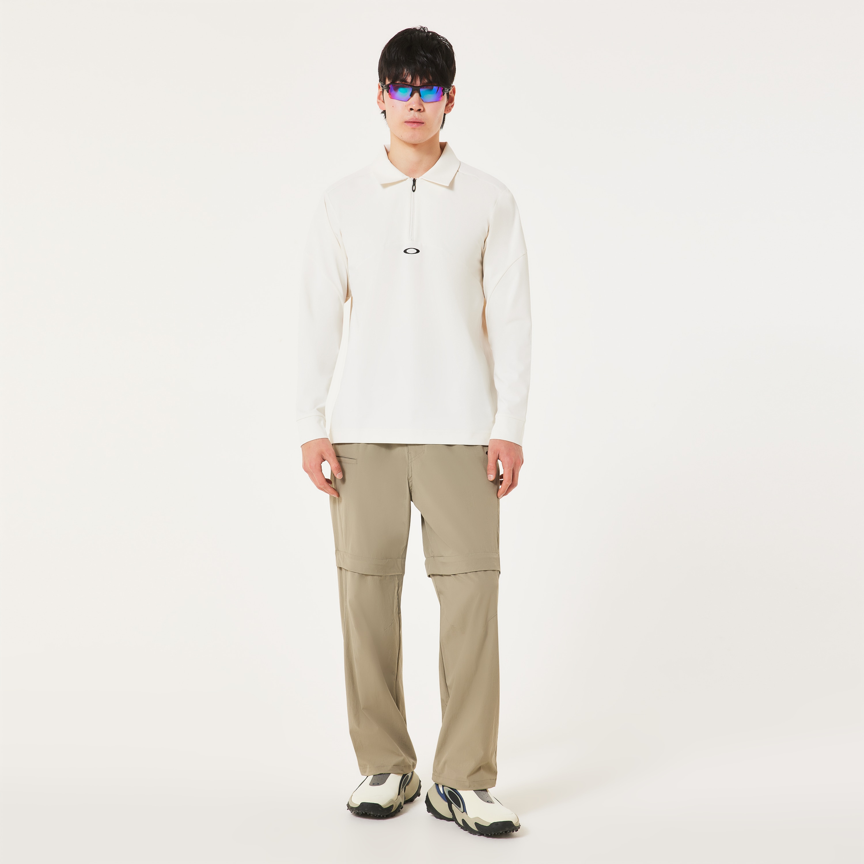 Oakley O-sync Pack Ls Undulate Shirt In White