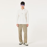 O-Sync Pack LS Undulate Shirt - Ceramic White