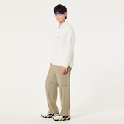 O-Sync Pack LS Undulate Shirt - Ceramic White