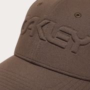 6 Panel Stretch Hat Embossed - Cocoa Brown