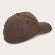 6 Panel Stretch Hat Embossed - Cocoa Brown