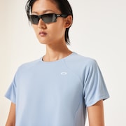 Radiant Qd Op S/S Tee 10.0 - Blue Fog