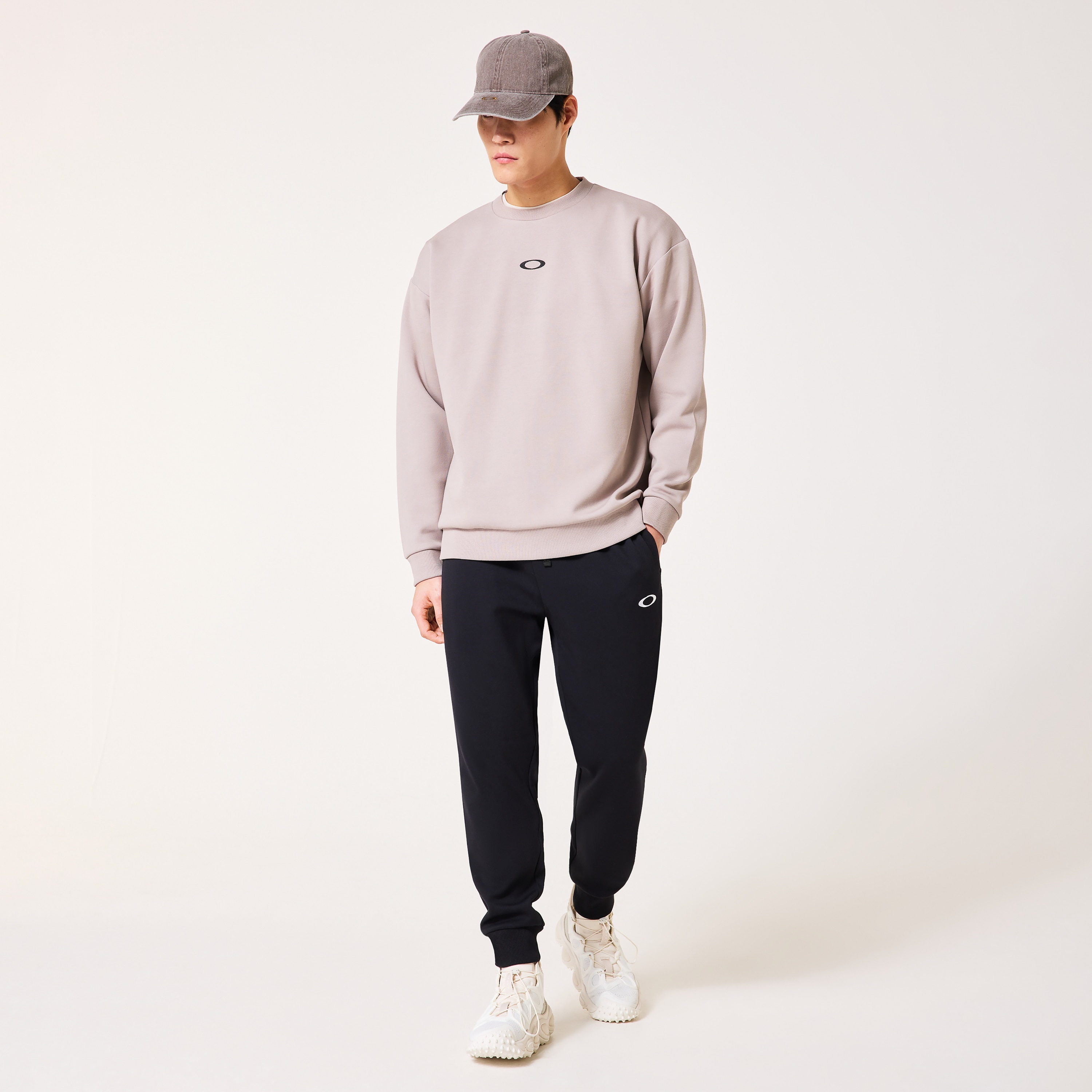 Oakley Foundational Fleece L/S Crew 4.0 - New Granite Hthr