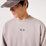 Foundational Fleece L/S Crew 4.0 - Smoked Pearl
