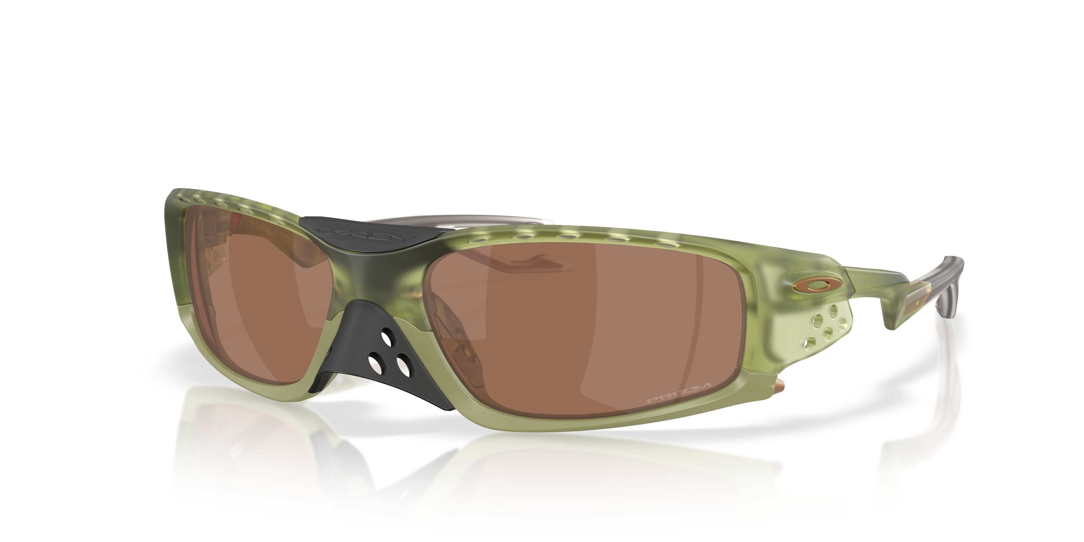 Plantaris SQ Prizm Black Lenses, Mahogany Frame Sunglasses