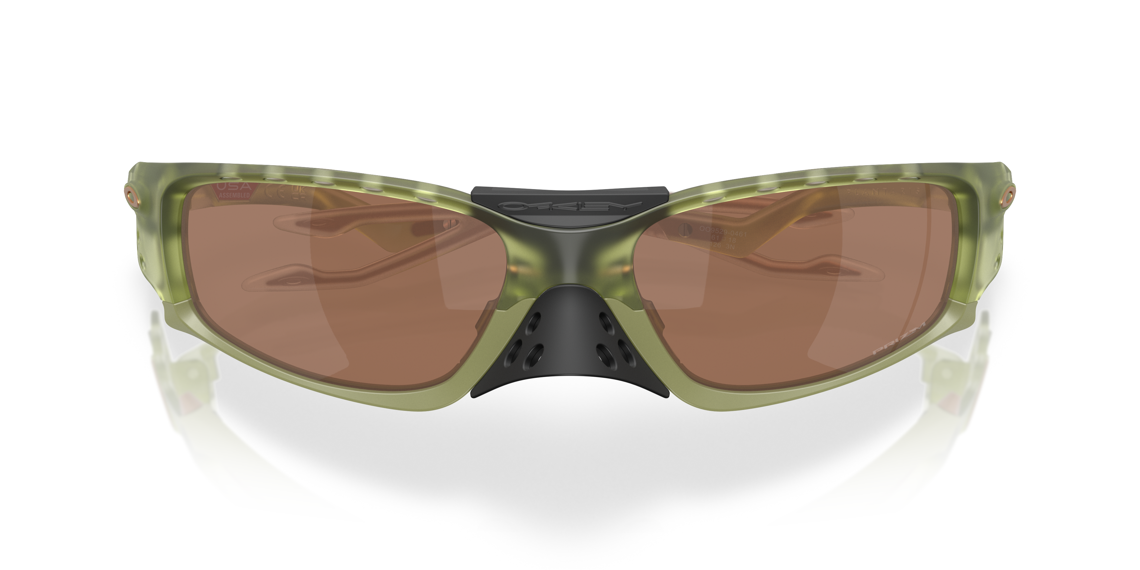 Plantaris SQ Prizm Black Lenses, Mahogany Frame Sunglasses