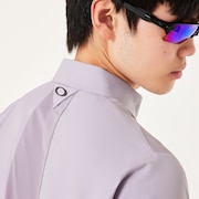 Skull Ideally Hybrid Zip Shirt - Amethyst
