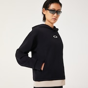 Radiant Peach Fleece Hoodie 10.0 - Blackout