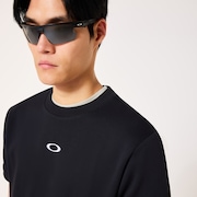 Foundational Fleece S/S Crew 2.0 - Pitch Black