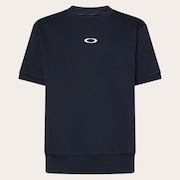 Foundational Fleece S/S Crew 2.0 - Pitch Black