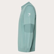 Skull LS Sweater Mock Shirt 2.0 - Pacific
