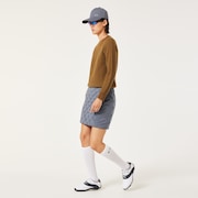Elevate Tubular Puff Skirt - Blue Tar
