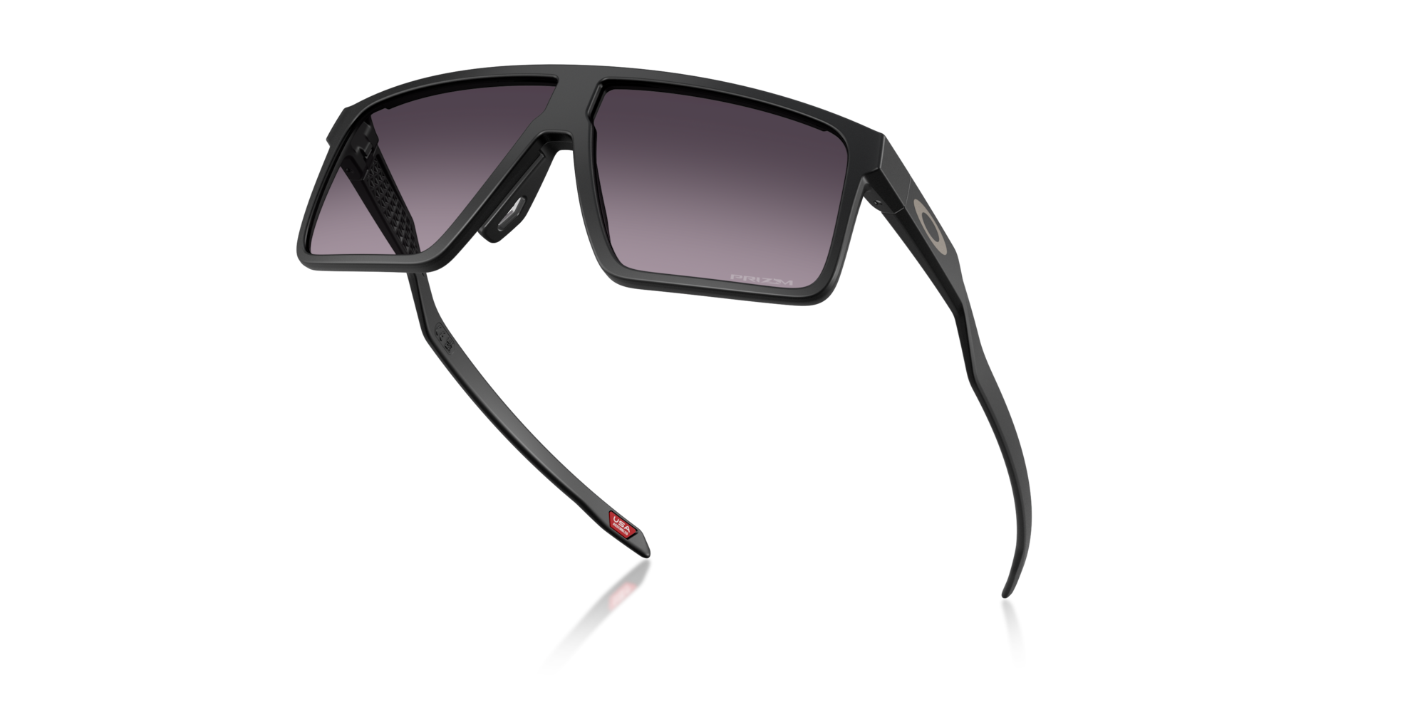 Helux Prizm Grey Gradient Lenses, Matte Black Frame Sunglasses | Oakley® AU