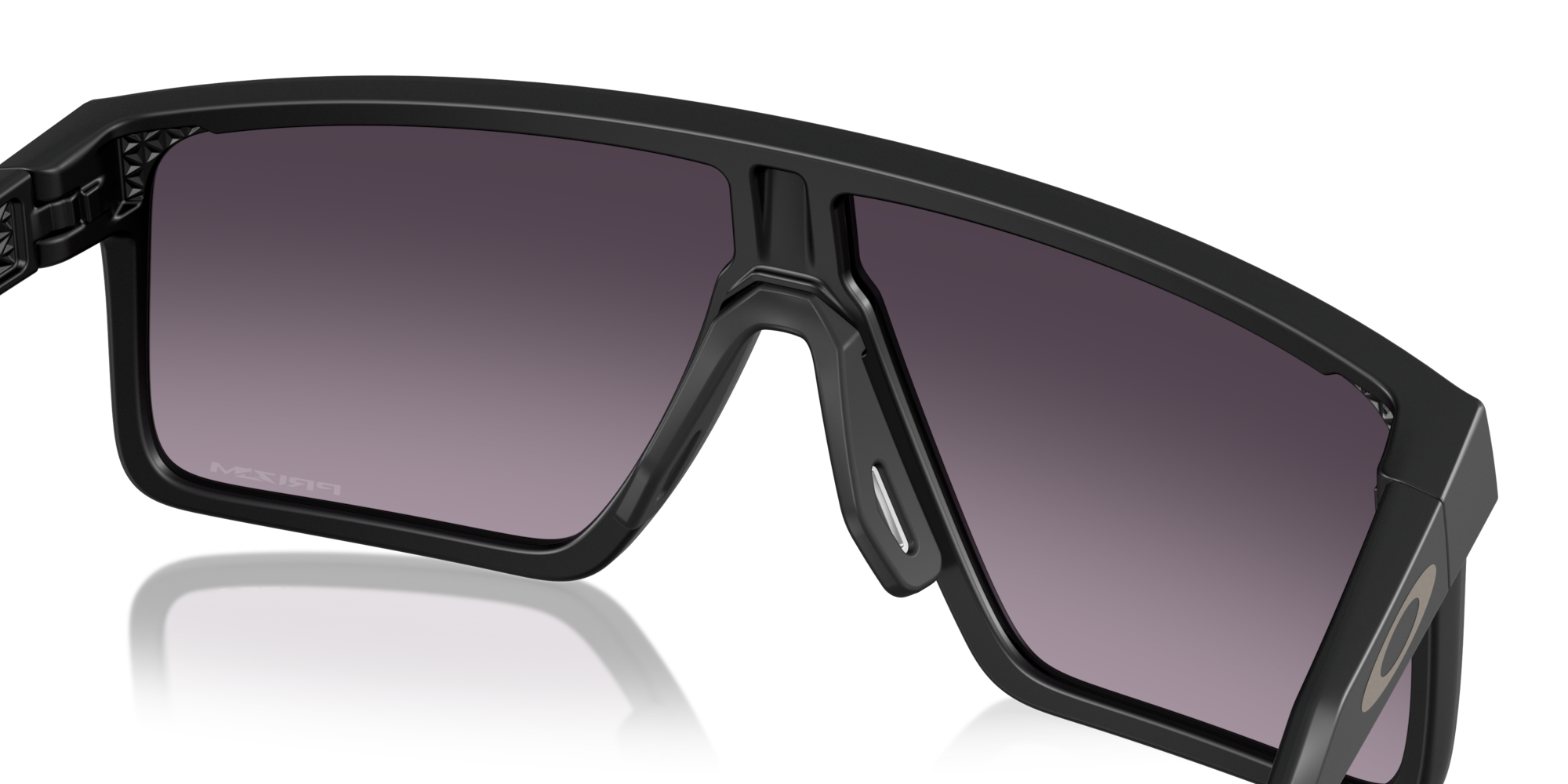 Helux Prizm Grey Gradient Lenses, Matte Black Frame Sunglasses | Oakley® AU