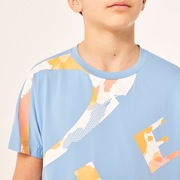 En Tech Cold SS Tee Camo Ytr 7.0 - Stonewash Blue