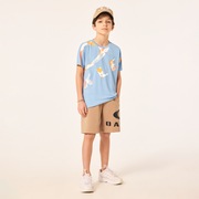 En Tech Cold SS Tee Camo Ytr 7.0 - Stonewash Blue