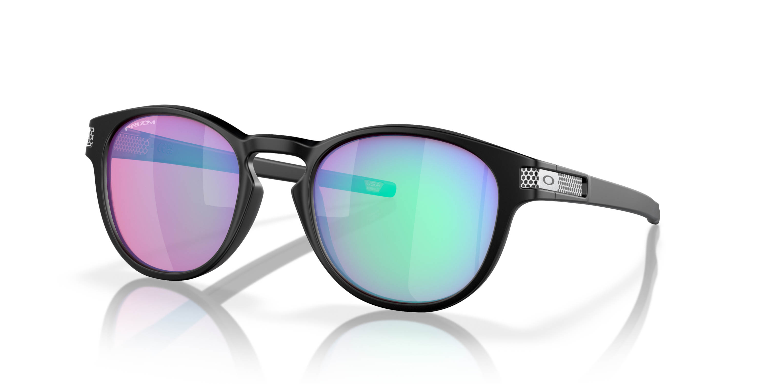 Latch™ (Low Bridge Fit) Prizm Golf Lenses, Matte Black Frame Sunglasses