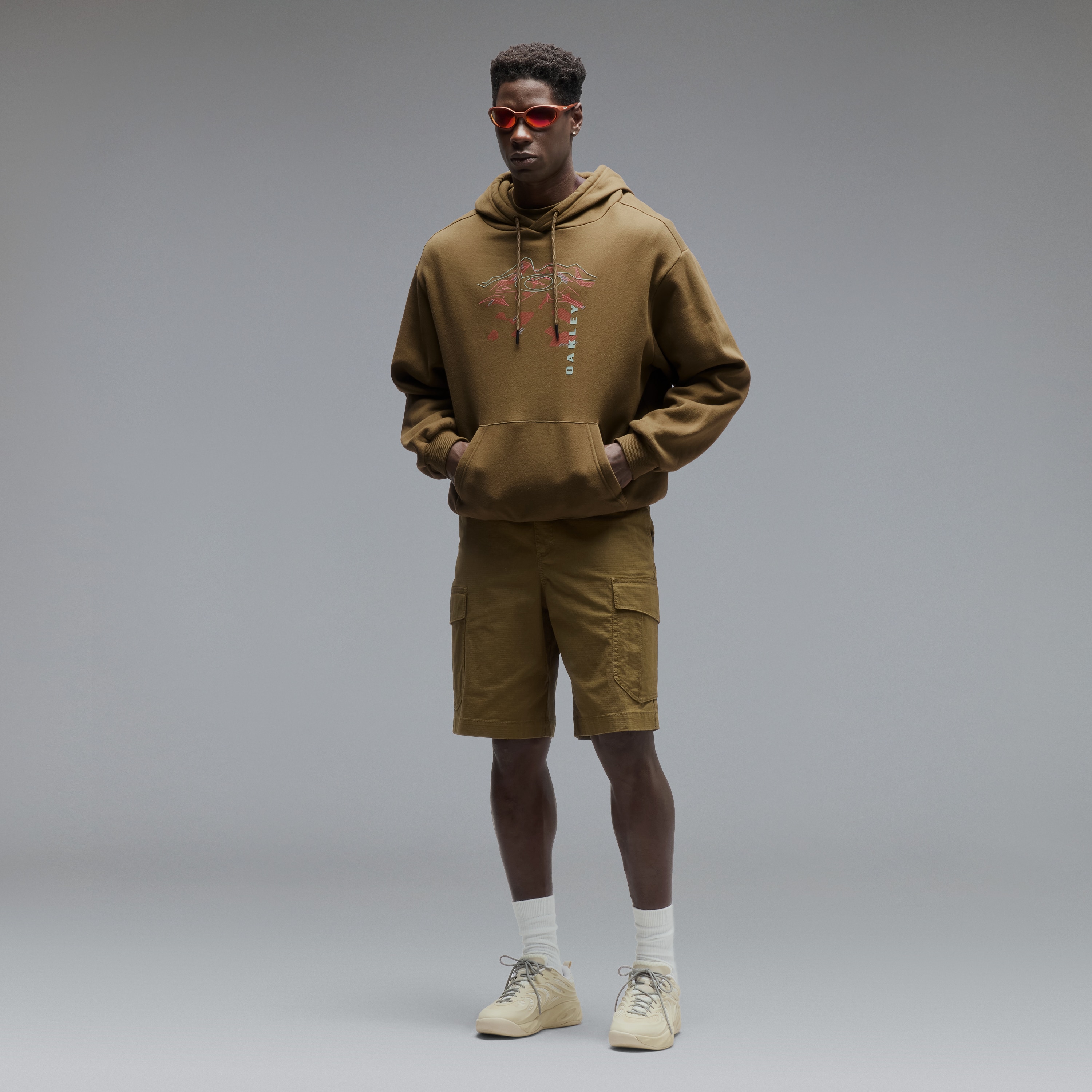 オ*ー様 ARMY OF ME ロングプルオーバーフーディ Oakley MTN Ridge Hoodie - Army Green | Oakley® US