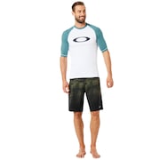 Rashguard Tee Short Sleeve - White