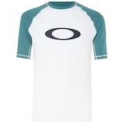 Rashguard Tee Short Sleeve - White