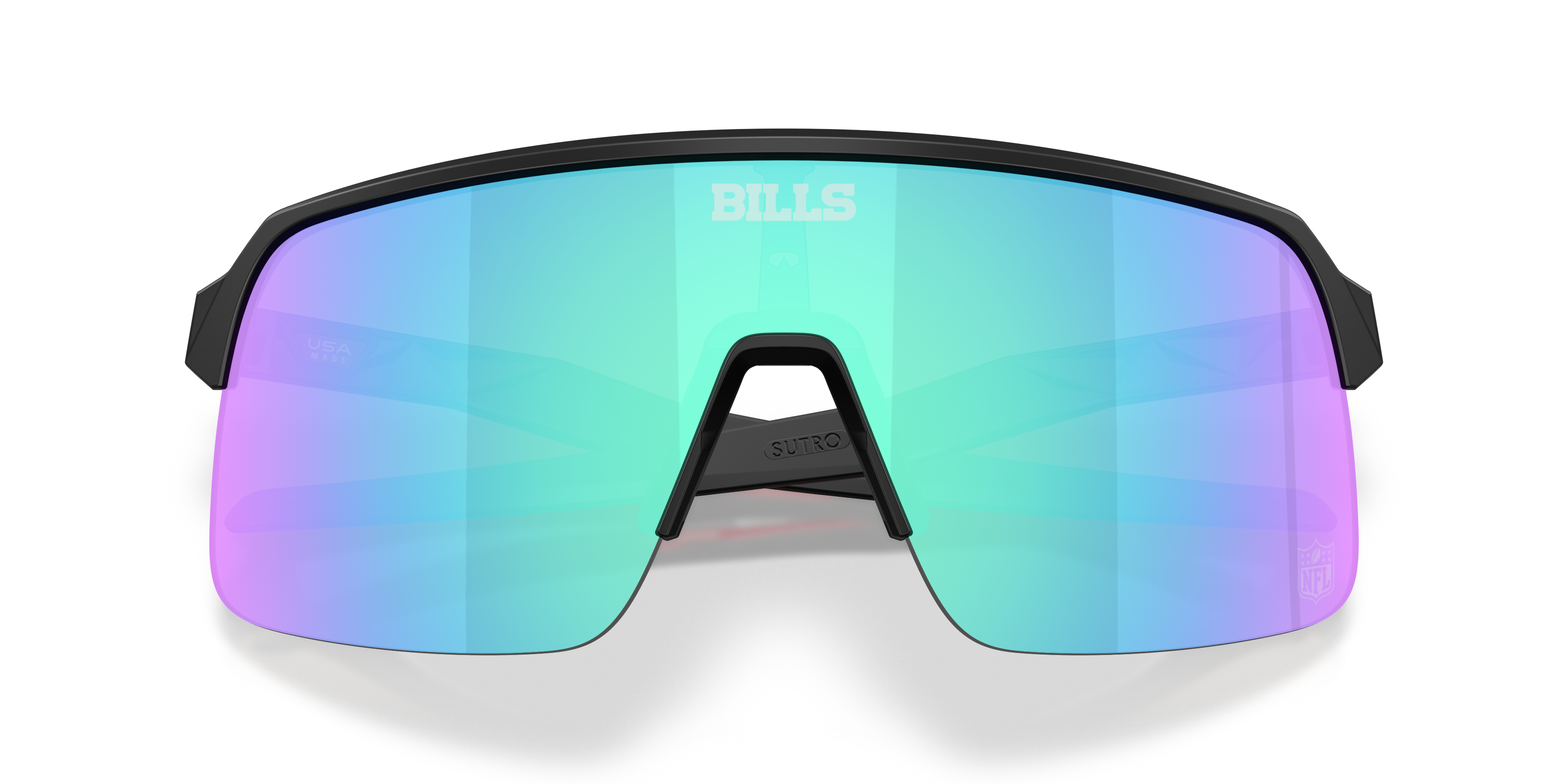 Oakley Buffalos スポーツサングラス Oakley Buffalo Bills Sutro Lite Sunglasses with Matte Black Frame
