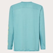 Slant Logo Print L/S Tee 12.0 - Dark Pacific