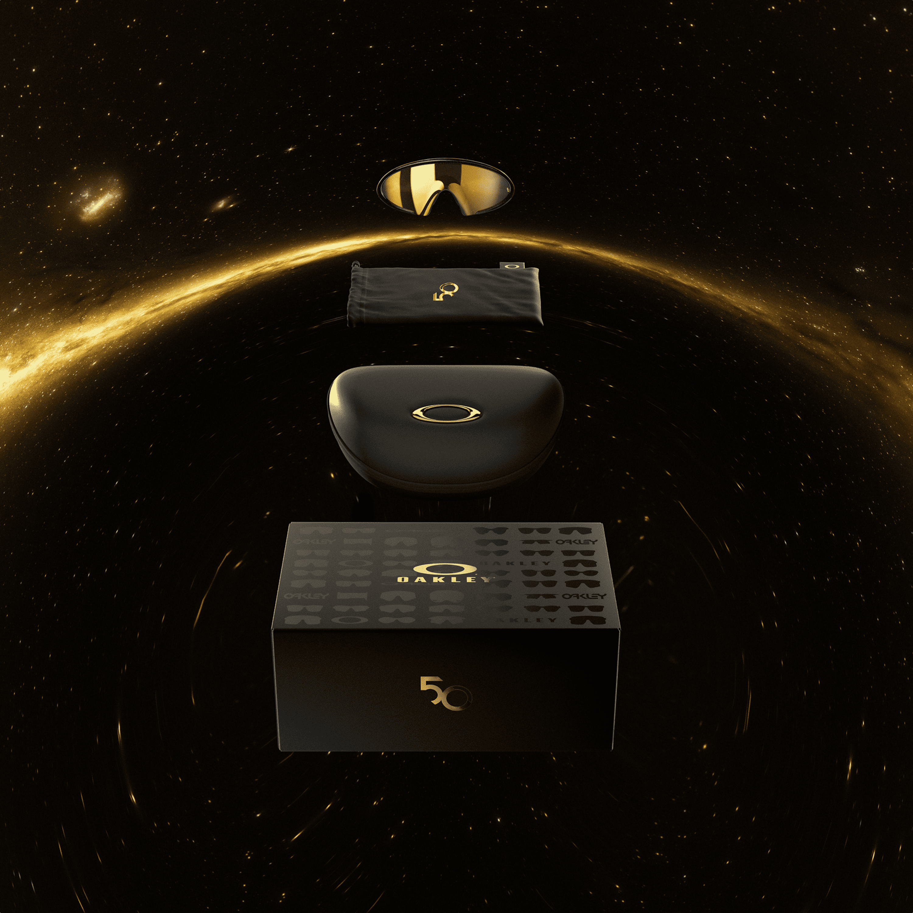 Oakley Ellipse 50th Anniversary Prizm 24K Lenses, Midas Fleck