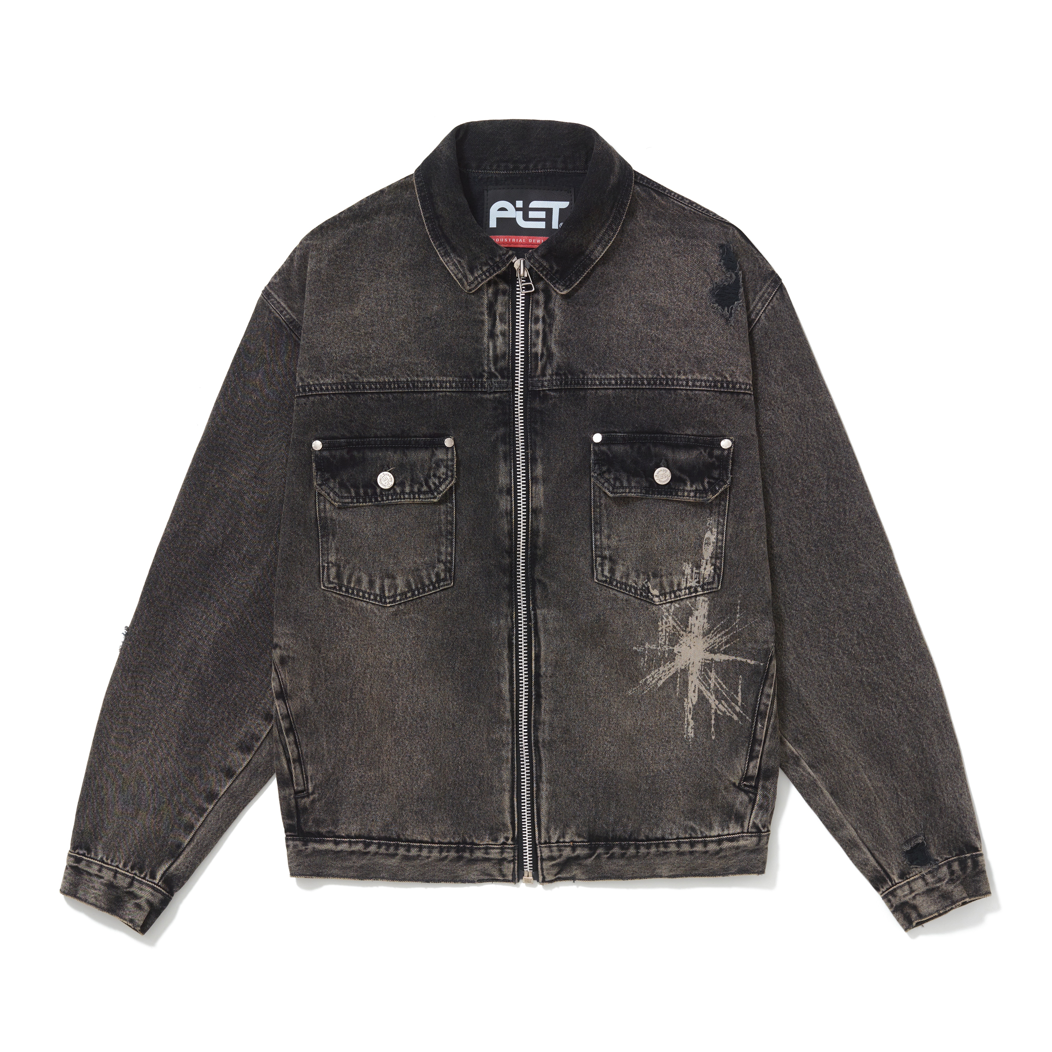 Oakley Jaqueta Masc Mod Distressed Denin Jacket Piet - New Khaki