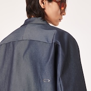 Rs Shell Ingenious Zip Blouson - Blue Indigo