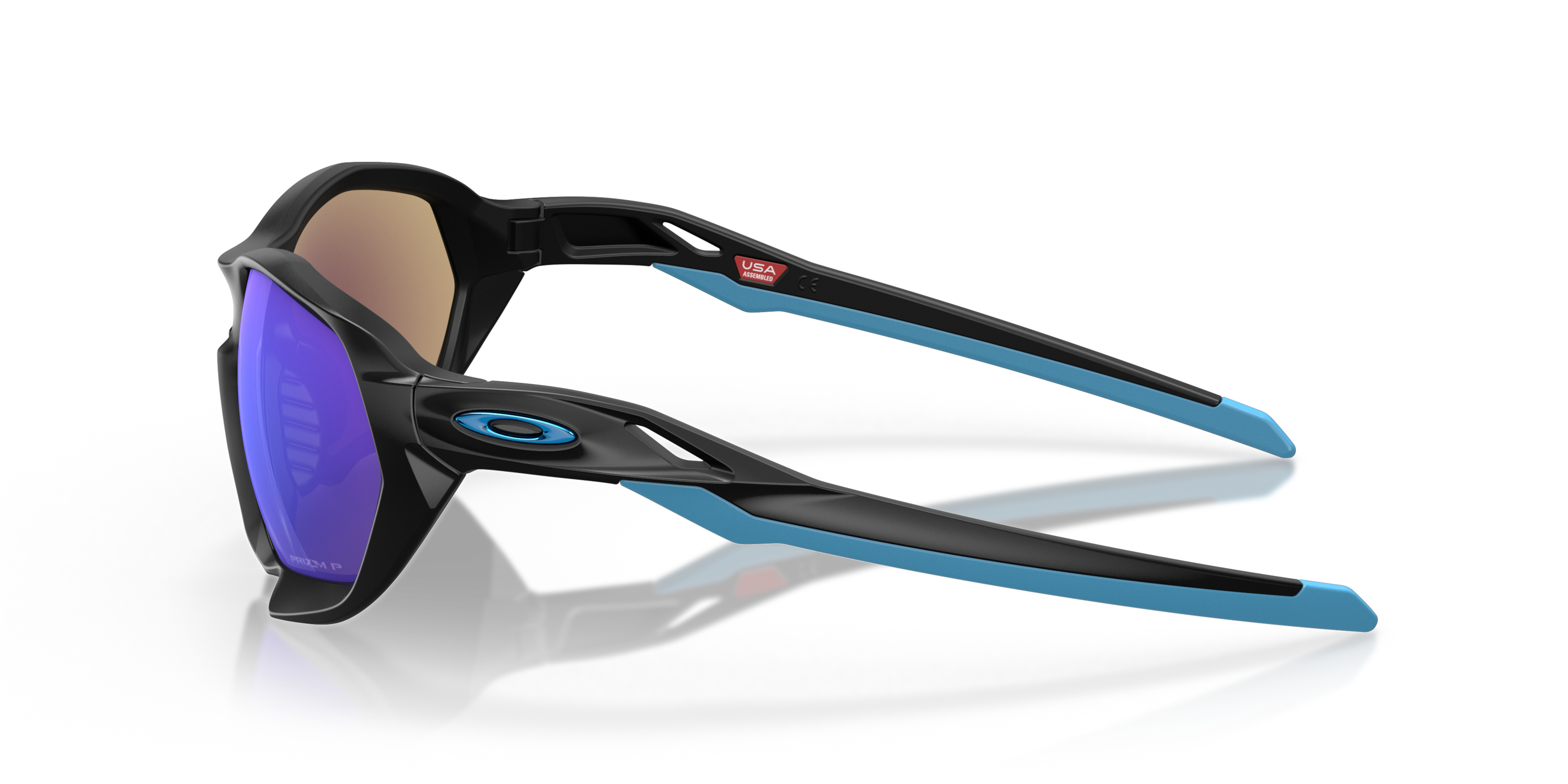 Plazma Prizm Sapphire Polarized Lenses, Matte Black Frame Sunglasses ...