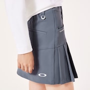 Elevate Thin Line Pleats Skirt - Blue Mirage