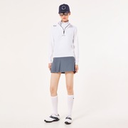 Elevate Thin Line Pleats Skirt - Blue Mirage